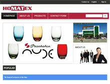 Tablet Screenshot of homatex.com.tr